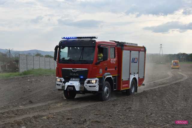 Wypadek podczas prac polowych w Uciechowie