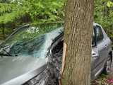 18-latka uderzyła samochodem w drzewo. Akcja ratunkowa na drodze Rościszów - Walim!