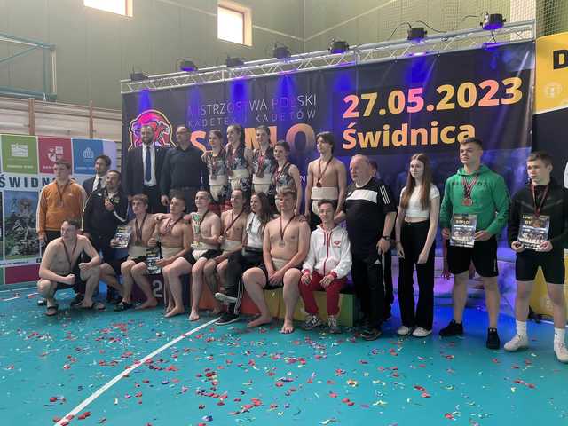 Milena Sawka zdobywa srebrny medal Mistrzostw Polski Kadetek w Sumo