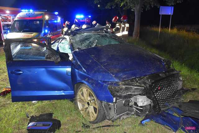 Wypadek młodych osób w Jodłowniku