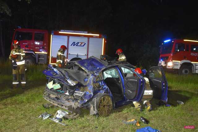 Wypadek młodych osób w Jodłowniku