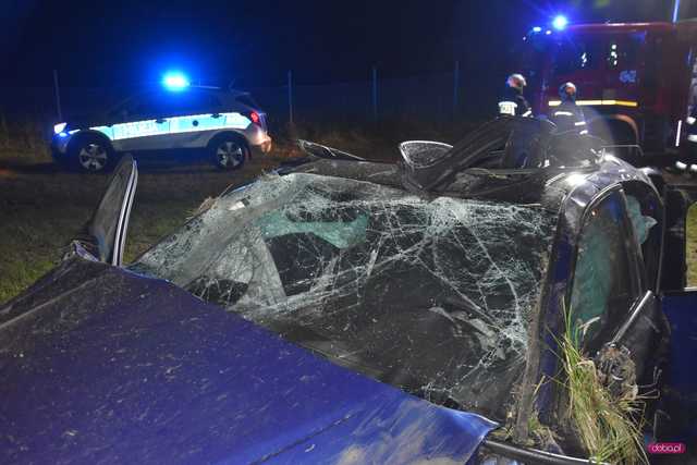Wypadek młodych osób w Jodłowniku