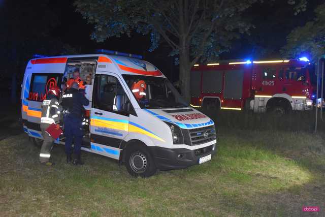 Wypadek młodych osób w Jodłowniku