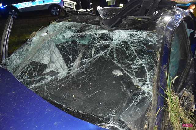 Wypadek młodych osób w Jodłowniku