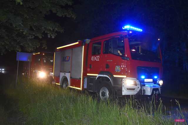 Wypadek młodych osób w Jodłowniku