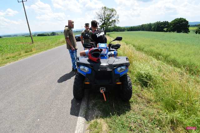 Wypadek na quadzie