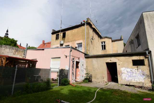 Pożar na Kościelnej w Dzierżoniowie