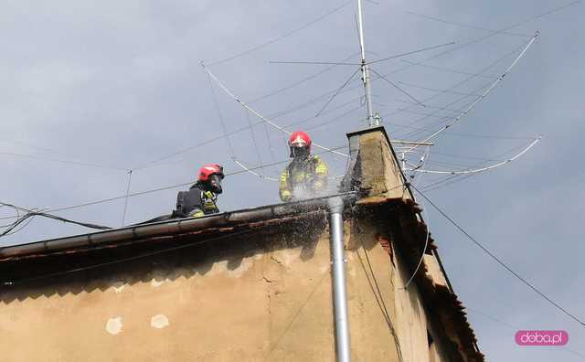 Pożar na Kościelnej w Dzierżoniowie