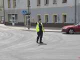 Pożar citroena w Dzierżoniowie