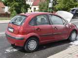 Pożar citroena w Dzierżoniowie