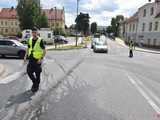 Pożar citroena w Dzierżoniowie