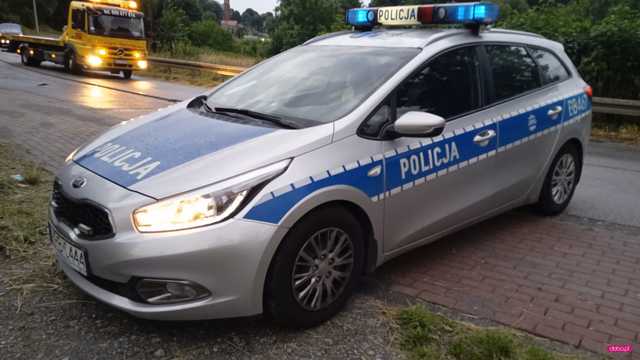 Zderzenie pojazdów w Piławie Dolnej