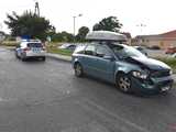 Zderzenie volvo z fordem w Pieszycach