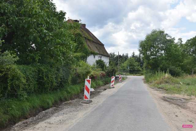 Trwa przebudowa drogi Dzierżoniów - Nowizna