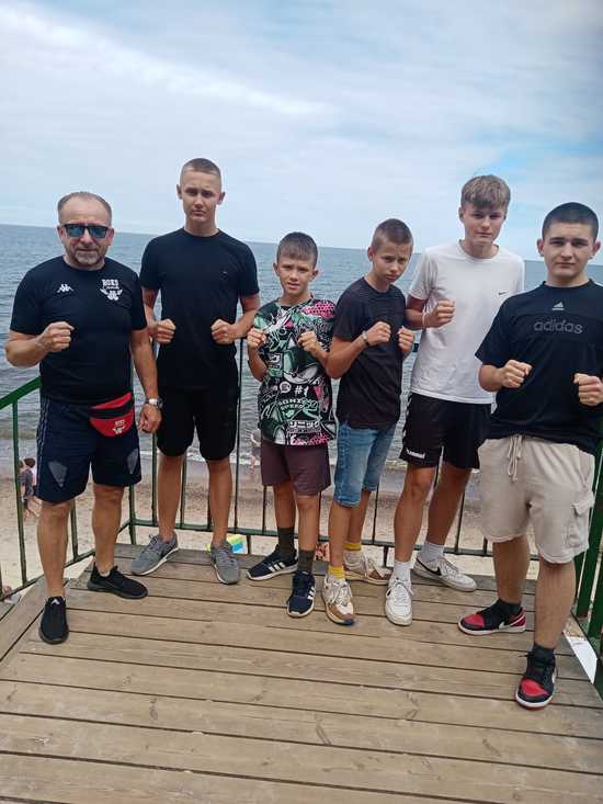 Zawodnicy Boks Ciszewski na obozie bokserskim