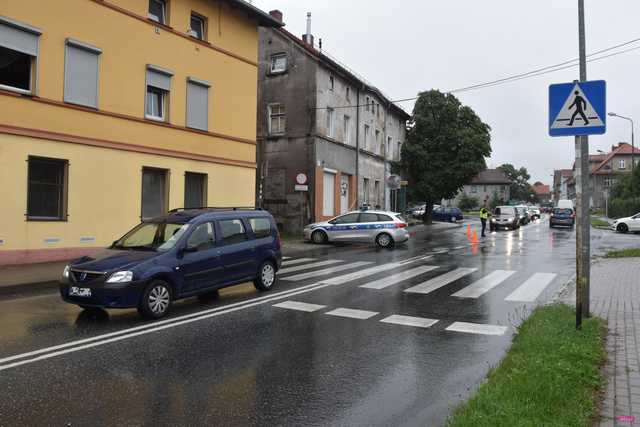 Potrącenie pieszej w Bielawie