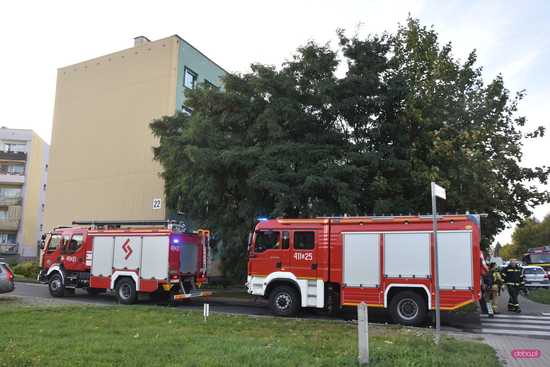 Straż pożarna wezwana do pożaru mieszkania na os. XXV-lecia w Bielawie
