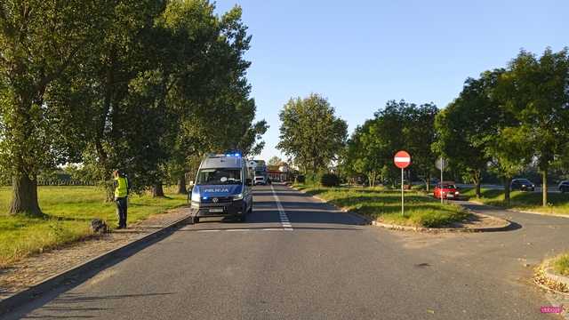 Wypadek na ósemce w Cieszycach