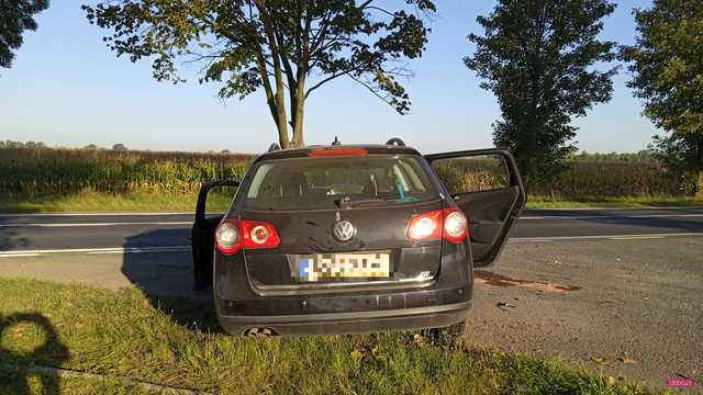 Wypadek na ósemce w Cieszycach