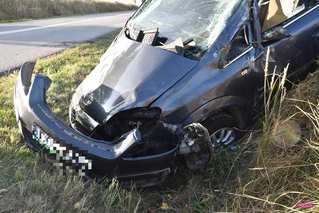 Wypdek na drodze Dzierżoniów - Ząbkowice Śląskie