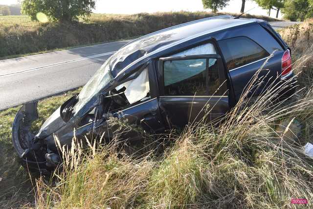 Wypdek na drodze Dzierżoniów - Ząbkowice Śląskie