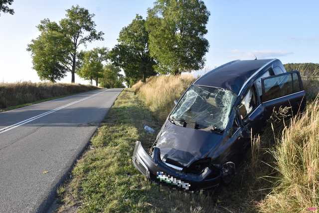 Wypdek na drodze Dzierżoniów - Ząbkowice Śląskie