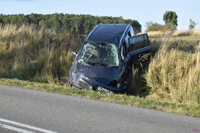 Wypdek na drodze Dzierżoniów - Ząbkowice Śląskie