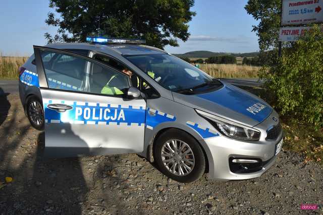 Wypdek na drodze Dzierżoniów - Ząbkowice Śląskie