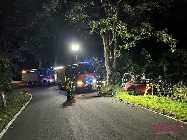 Wypadek na trasie Rościszów - Walim