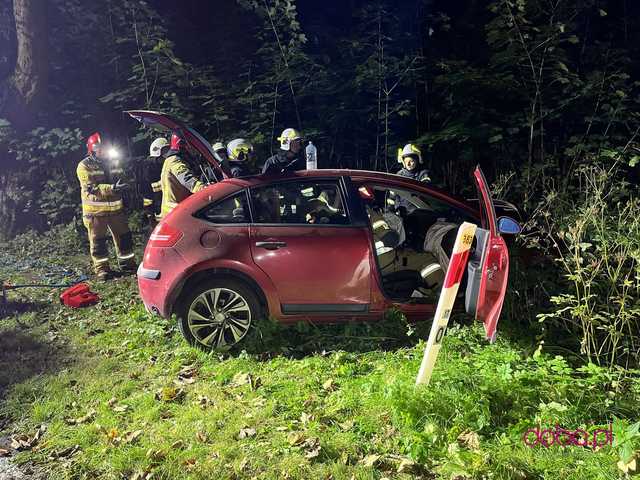 Wypadek na trasie Rościszów - Walim