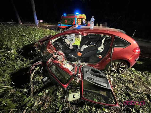 Wypadek na trasie Rościszów - Walim