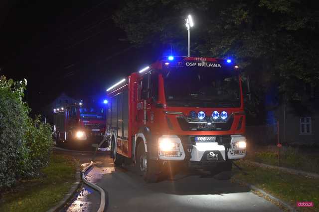 Ogromny pożar w Pieszycach