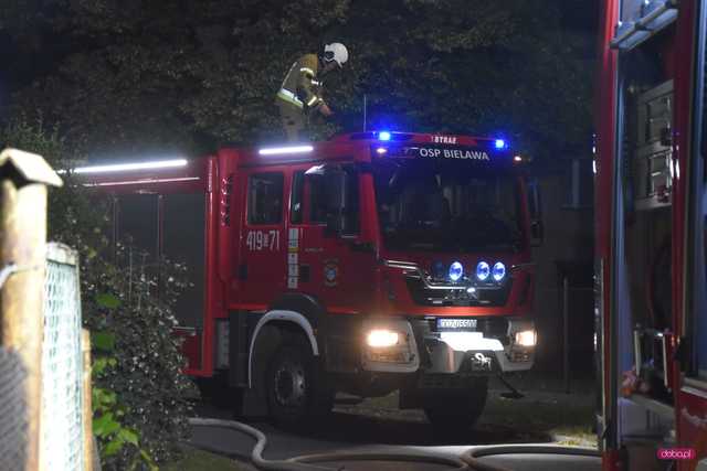 Ogromny pożar w Pieszycach