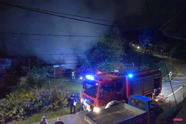 Ogromny pożar w Pieszycach