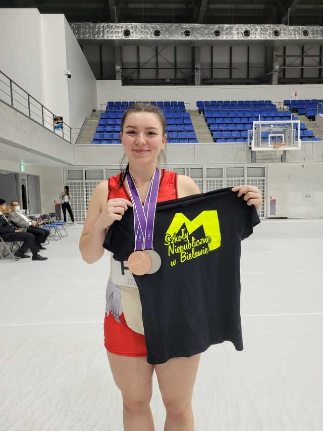 Weronika Smaczyńska zdobyła dwa medale mistrzostw świata juniorek w sumo