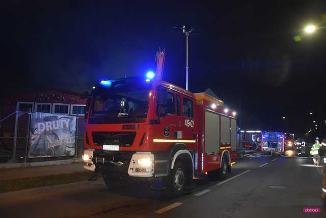Pożar zakładu w Dzierżoniowie