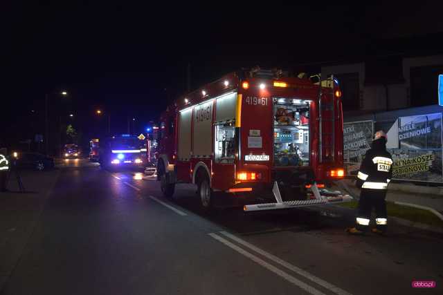 Pożar zakładu w Dzierżoniowie