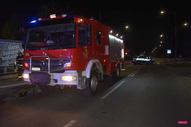 Pożar zakładu w Dzierżoniowie