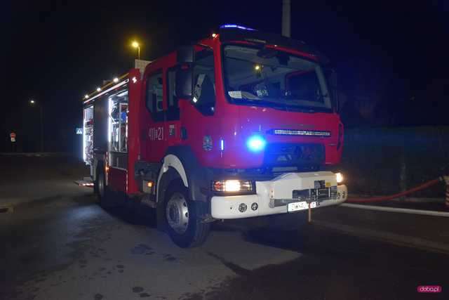 Pożar zakładu w Dzierżoniowie