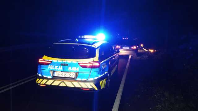 Audi wypadło z drogi w Piławie Dolnej