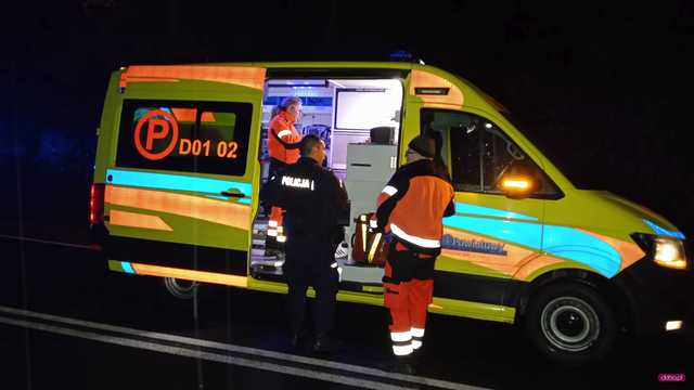 Audi wypadło z drogi w Piławie Dolnej