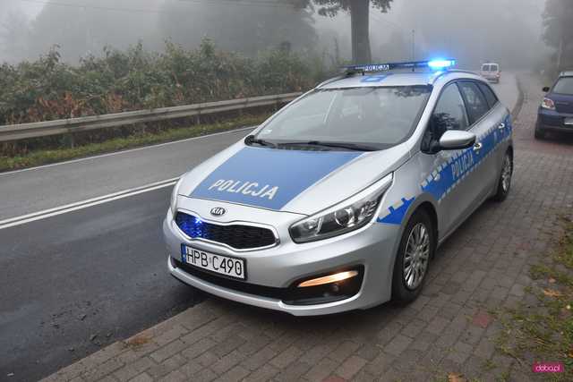 Mazdą wjechał w ogrodzenie w Piławie Dolnej