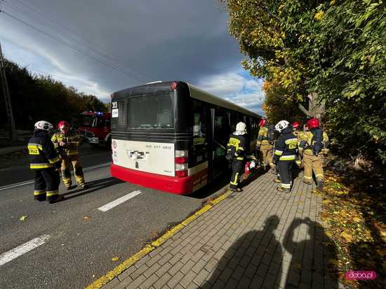 Straż pożarna wezwana do pożaru autobusu
