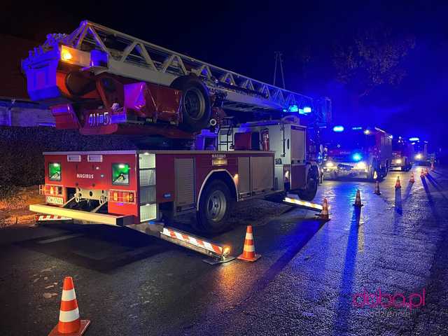 Pozar domu w Książnicy