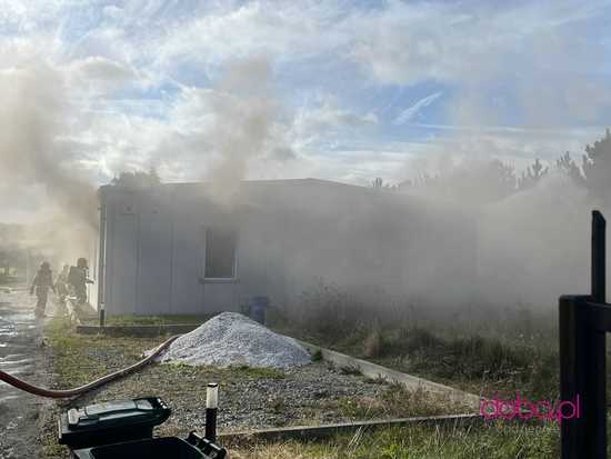 Pożar od fotowoltaiki w Bielawie