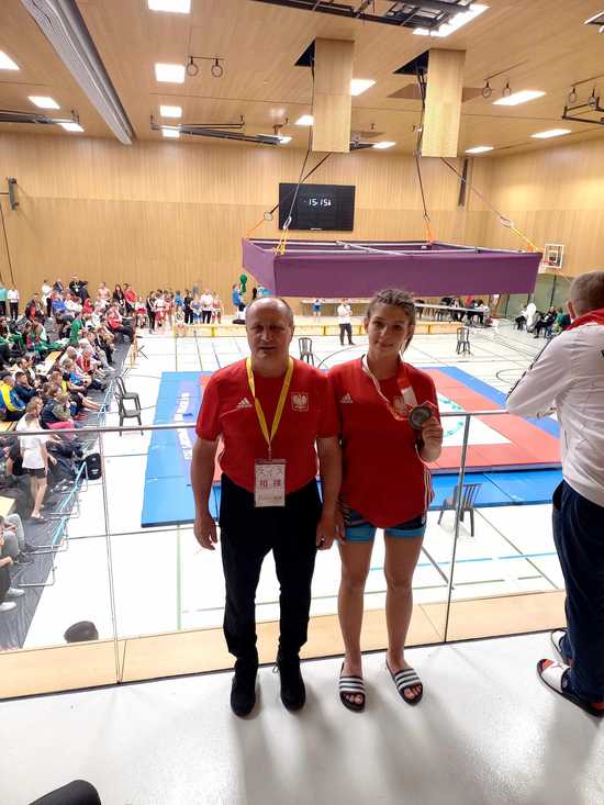 Nadia Kurcab zdobywa srebrny medal Mistrzostw Europy w Sumo