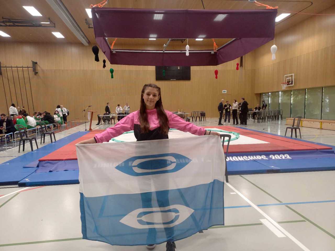 Nadia Kurcab zdobywa srebrny medal Mistrzostw Europy w Sumo