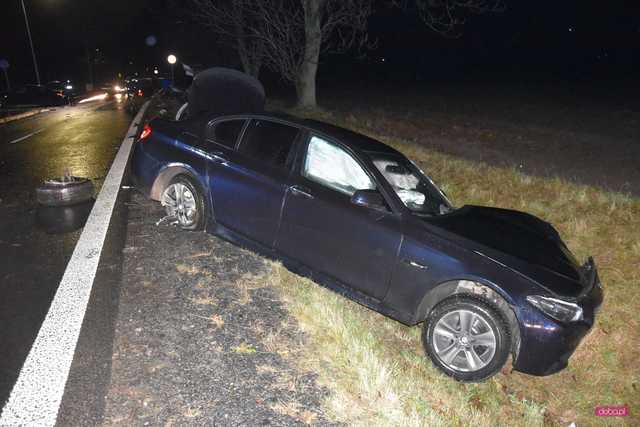 Groźny wypadek na drodze Dzierżoniów -  Dobrocin