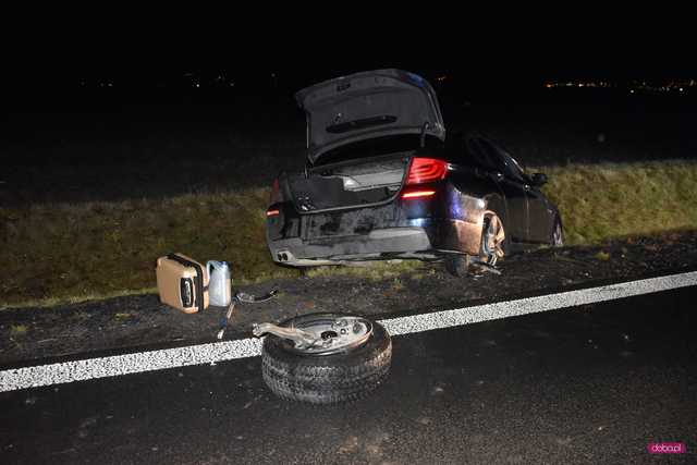 Groźny wypadek na drodze Dzierżoniów -  Dobrocin