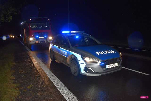 Groźny wypadek na drodze Dzierżoniów -  Dobrocin
